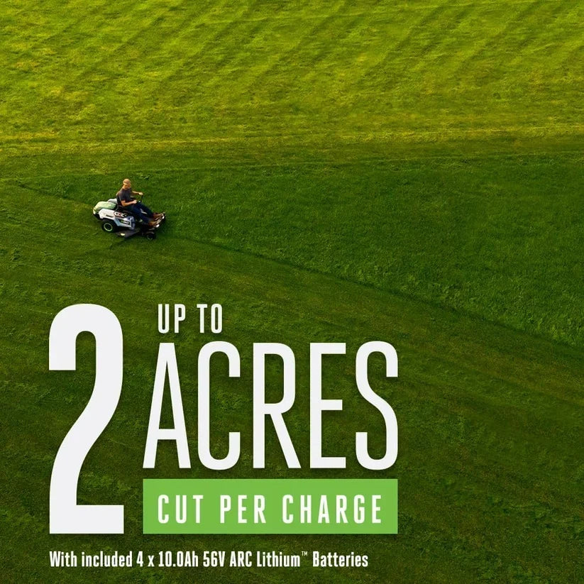 EGO Power+ Z6 42" Zero Turn Riding Lawn Mower Electric, 22HP Equivalent