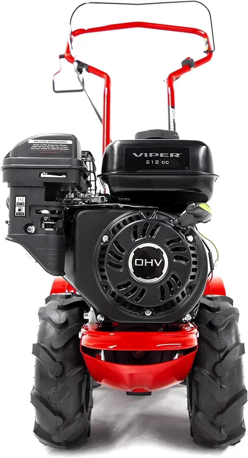Earthquake 33970 Victory Rear Tine Tiller, Powerful 212cc 4-Cycle Viper Engine